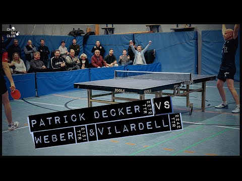 Patrick Decker vs. Vilardell & Weber (TTS Borsum X SVH 1945 Kassel | 3. Tischtennis Bundesliga Nord)