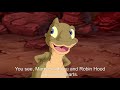 Mickey Mouse And Littlefoot In Robin Hood The Kiss