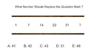 Number Pattern | Can you find what number the question mark is?
