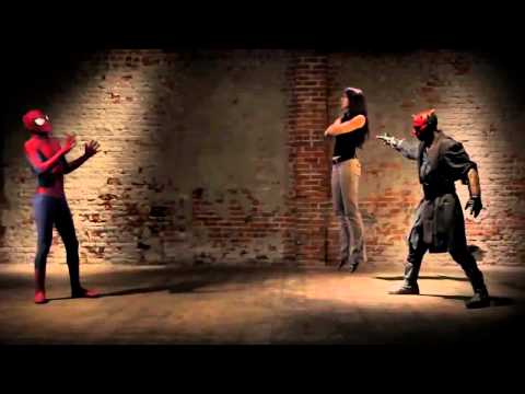 SPIDER-MAN VS DARTH MAUL FULL FIGHT HD