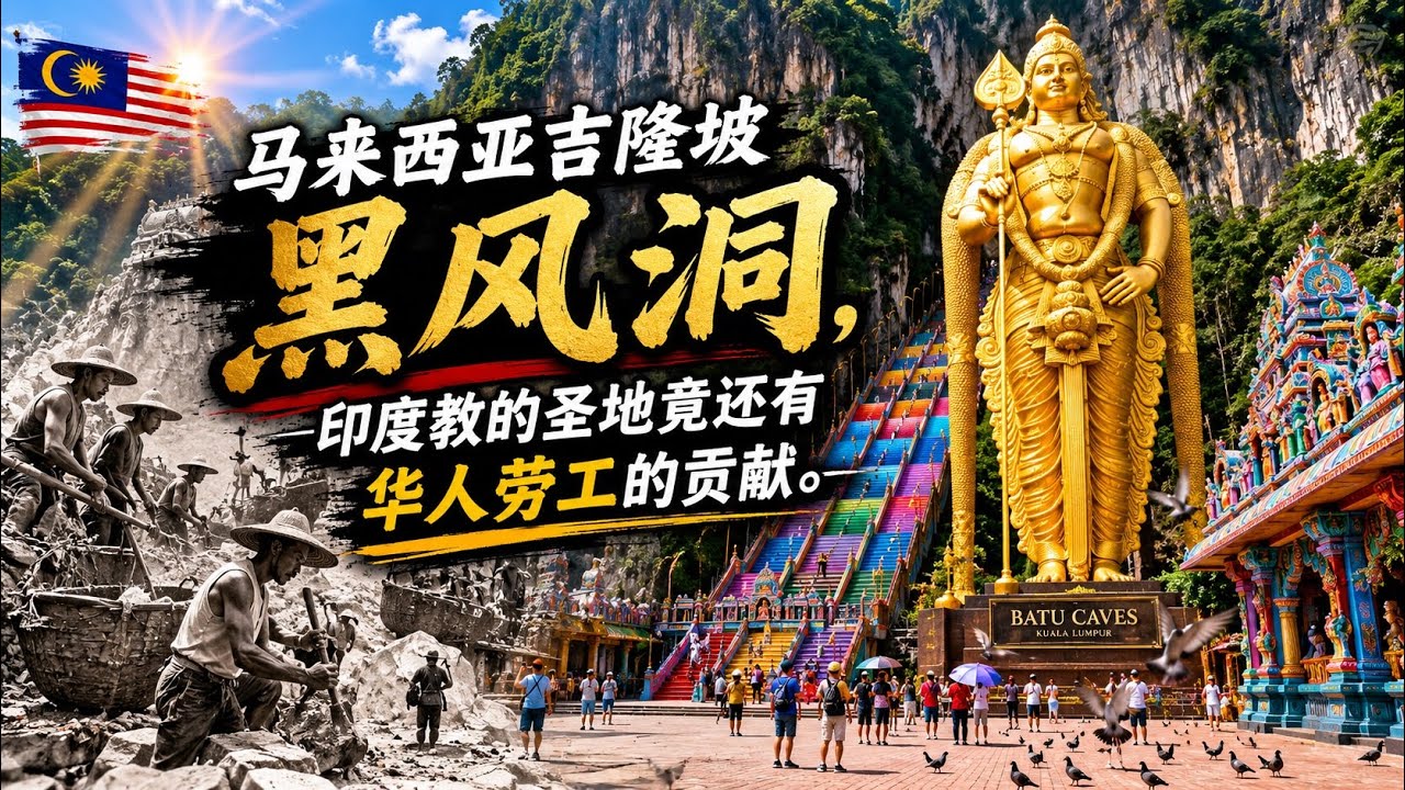 Batu Caves in Kuala Lumpur, Malaysia: The Hindu Sanctuary Built with the Help of Chinese Laborers