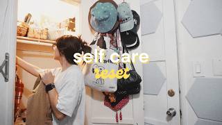 Self Care Reset | closet clean out, baking a pie from scratch, getting back on track