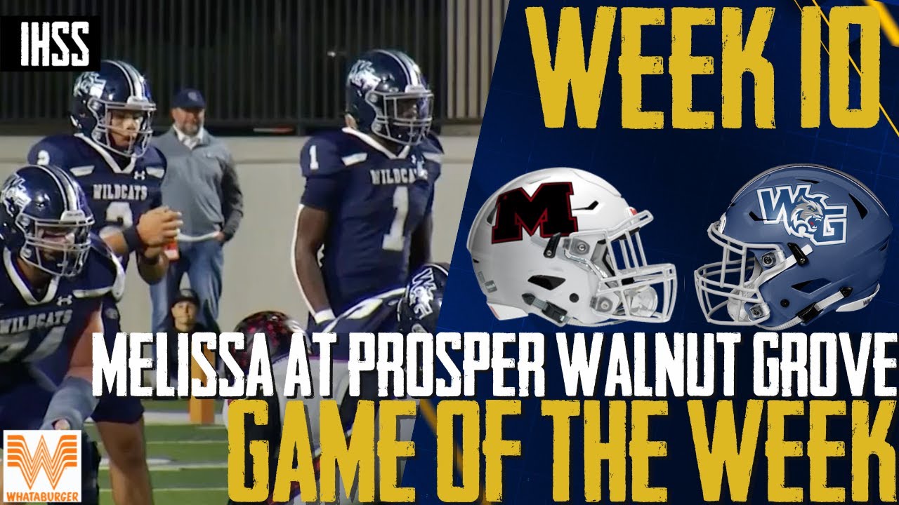 Walnut Grove Secures District Title with Thrilling 38-35 Win Over Melissa