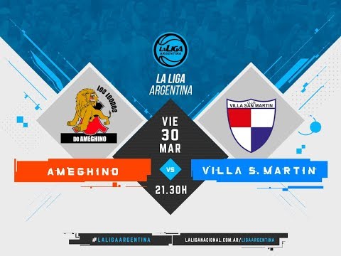 #LaLigaArgentina | 30.03.2018 Ameghino vs. Villa San Martín