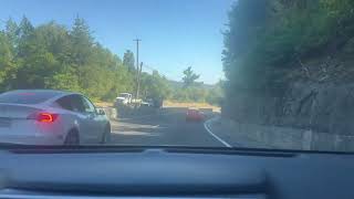 Driving Highway 17 to Santa Cruz | Real Bay Area Traffic Experience (4K)