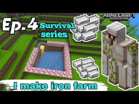 Unbelievable! I Built an Infinite Iron Farm in Minecraft | Episode 4