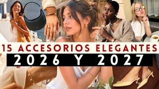 🔴¡15 ACCESORIOS QUE ESTARÁN DE MODA EN 2027! | Mia Moda