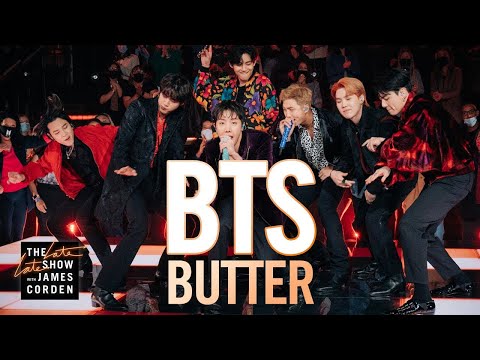 BTS - Butter (Live Performance at The Late Late Show With James Corden) HD