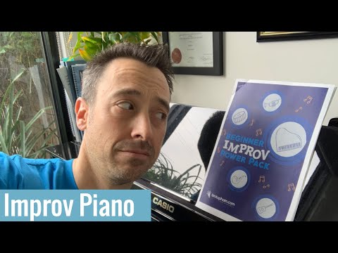 How do I improvise with my beginner piano students?