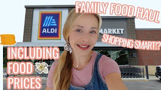 £40 ALDI FOOD SHOP WITH PRICES | Aldi Food Haul For A Family of 4