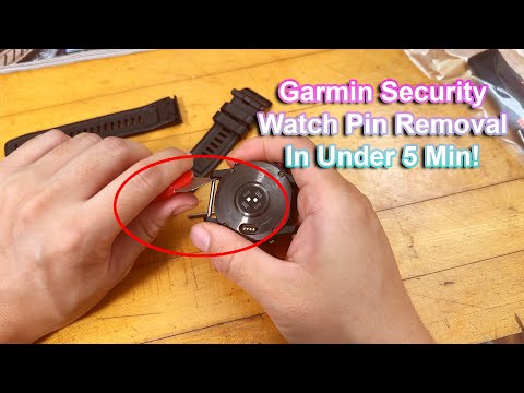 Garmin Quickfit Security Watch Pin Removal Tips & Tricks