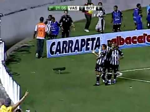 Os gols de Vasco 0 x 4 Botafogo pela semifinal da Taça Rio 2009