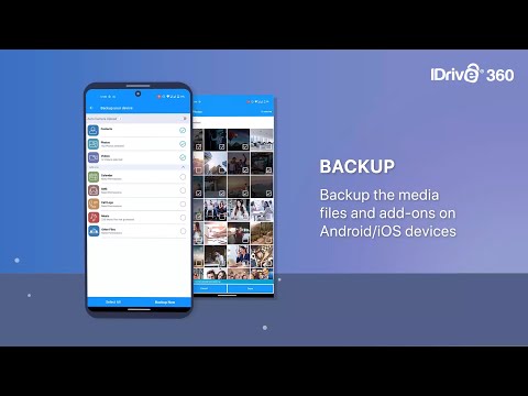 IDrive 360 Mobile Backup Video