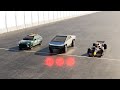 F1 vs Tesla Cybertruck vs Medical Car Drag Race | Animation