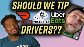 Should YOU Tip DoorDash & Uber Eats Drivers | The Problem With Tipping