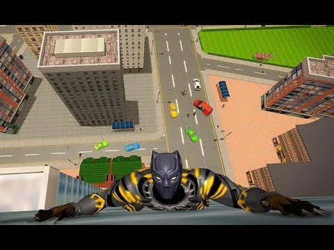 New Black Superhero Panther Grand City Survival | Panther Hero Vs City Gangster | Android GamePlay