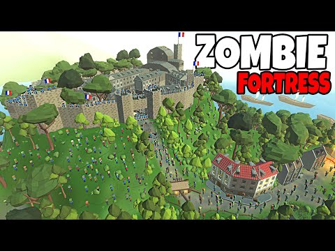 Infinite Zombie Army VS MEGA-FORTRESS Last Stand! - Ancient Warfare 3