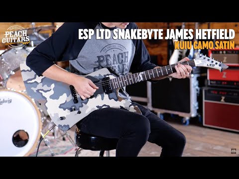 No Talking...Just Tones | ESP LTD Snakebyte James Hetfield | KUIU Camo Satin