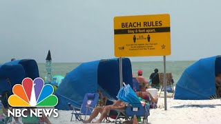 Florida Breaks Coronavirus Records With 15,300 New Cases In One Day | NBC Nightly News