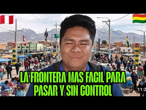 Así es CRUZAR la FRONTERA más alta de Sudamerica Desaguadero 🇵🇪 ➡️ La Paz 🇧🇴