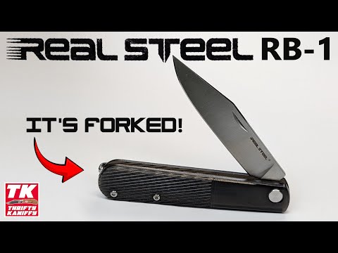 Real Steel RB-1 Barlow Clip Point Pocket Knife