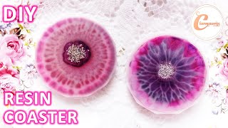 DIY Epoxy Resin Craft| Making RESIN COASTER Step by Step Tutorial | Simple Resin Craft For BEGINNER