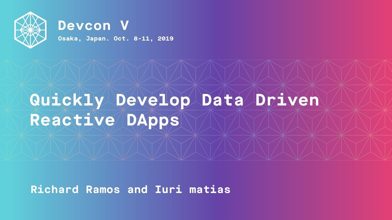Quickly develop data driven reactive ÐApps preview