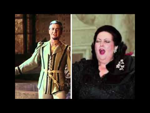 Super EXCITING singing - Cesare Siepi and Montserrat Caballe
