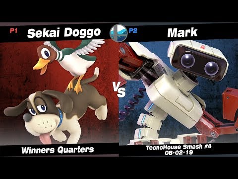 TecnoHouse Smash #4: OZN | Sekai Doggo (Duck Hunt) vs Mark (ROB) - Winners Quarters