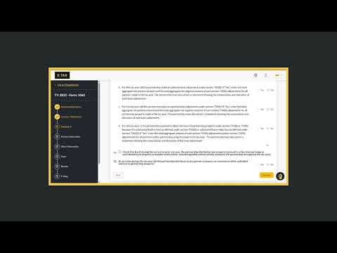 X.TAX Getting Started: A Complete Walkthrough for Partnership Filings
