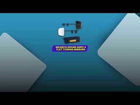 Milenco Grand Aero 4 Towing Mirrors Flat