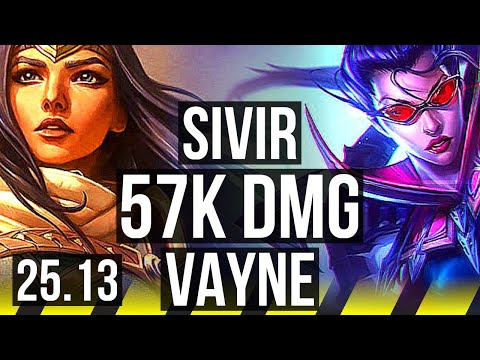 SIVIR & Senna vs VAYNE & Leona (ADC) | 5k comeback, 57k DMG, 11/5/17 | KR Master | 25.13