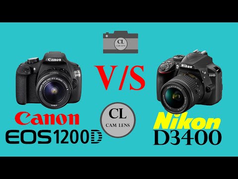 Canon EOS 1200D VS Nikon D3400