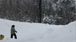 preview picture of video 'Bill Marr on the Acrobag at Bretton Woods'