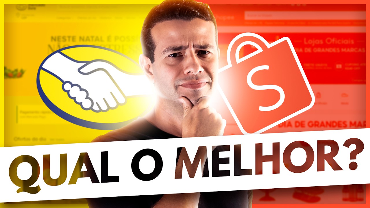 Mercado livre ou Shopee: Qual é o MELHOR para Vender na Internet?