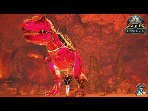 I found the Artifact of the Immune in Hidden Cave of Volcano Island | Ark Fjordur | Ark HIndi