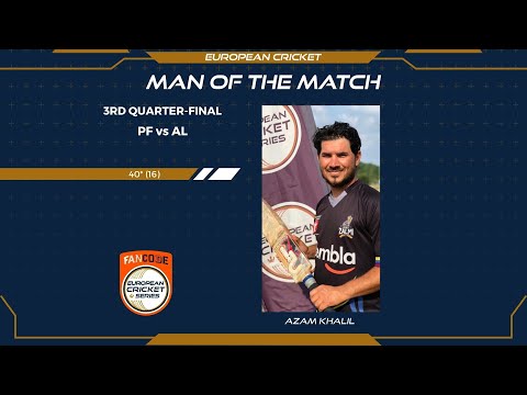 Awesome Azam Khalil forty not out off sixteen balls at FanCode ECS Sweden Stockholm