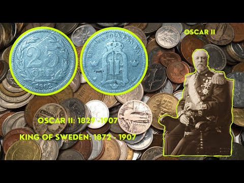 25 Öre - Oscar II (large letters) - Sweden - 1902 - Silver