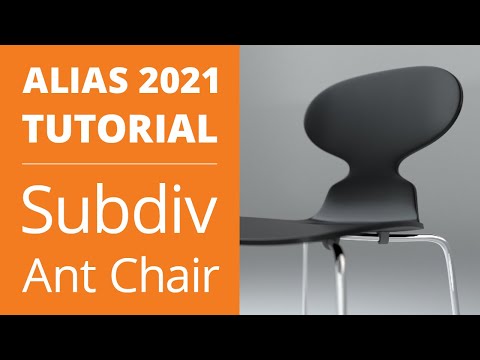 AUTODESK ALIAS 2021 TUTORIAL: How to Create an Ant Chair with Subdivision Modeling