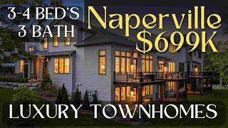 The #1 Best City in America | 3100 Sq Ft Luxury Townhomes: Northwoods of Naperville | M/I Homes