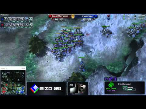 #257 MarineLord(T) vs. Happy(T) - EIZO Cup StarCraft II Heart of the Swarm Video