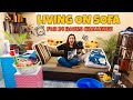 Living On My SOFA For 24 Hours Challenge + Q&A | Garima's Good Life (English Subtitles)