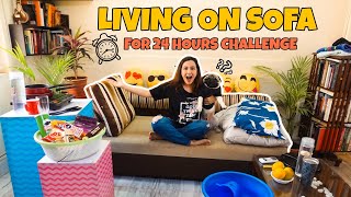 Living On My SOFA For 24 Hours Challenge + Q&A | Garima's Good Life video