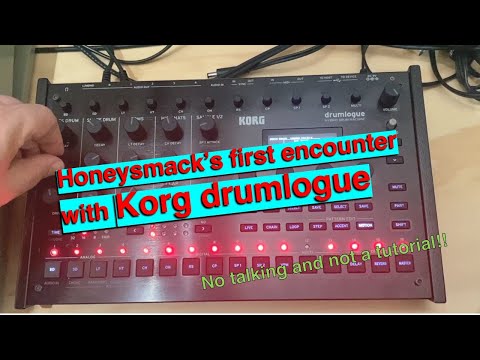 New Korg Hybrid Drum Machine Drumlogue - Honeysmack's first encounter