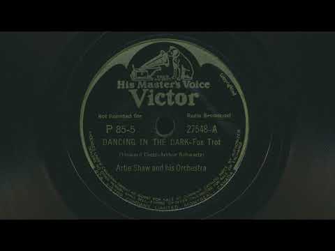 1941 ARTIE SHAW Dancing In The Dark  BIG BAND JAZZ Instrumental - 78 RPM Record