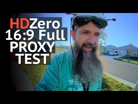 HDZero 16:9 Full Sensor Proxy Test