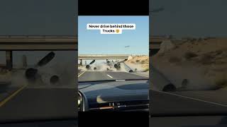 Never Drive Behind Those Truck 😱 #Truckdriver #behinddrive #drivecarefully #drivesafe #shorts #aisho