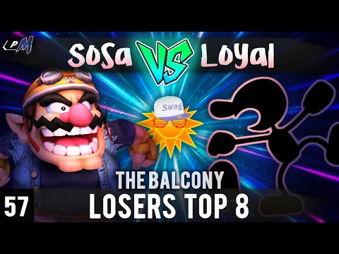 PM @ the Balcony 57 - Losers Top 8 ft. Loyal (Game n Watch) VS R3|Sosa (Wario)