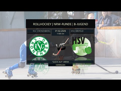 🏑 ROLLHOCKEY | NRW-LIGA | B-JUGEND | 🔴 RSC CRONENBERG 🆚 🔴 HSV KREFELD