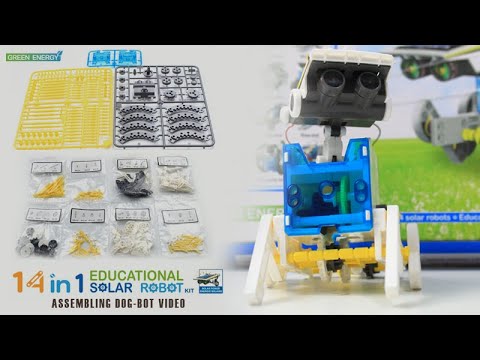 14-in-1 Educational Solar Robot Kit | DOG-Bot Assembling | DIY | Green Energy | Science Series